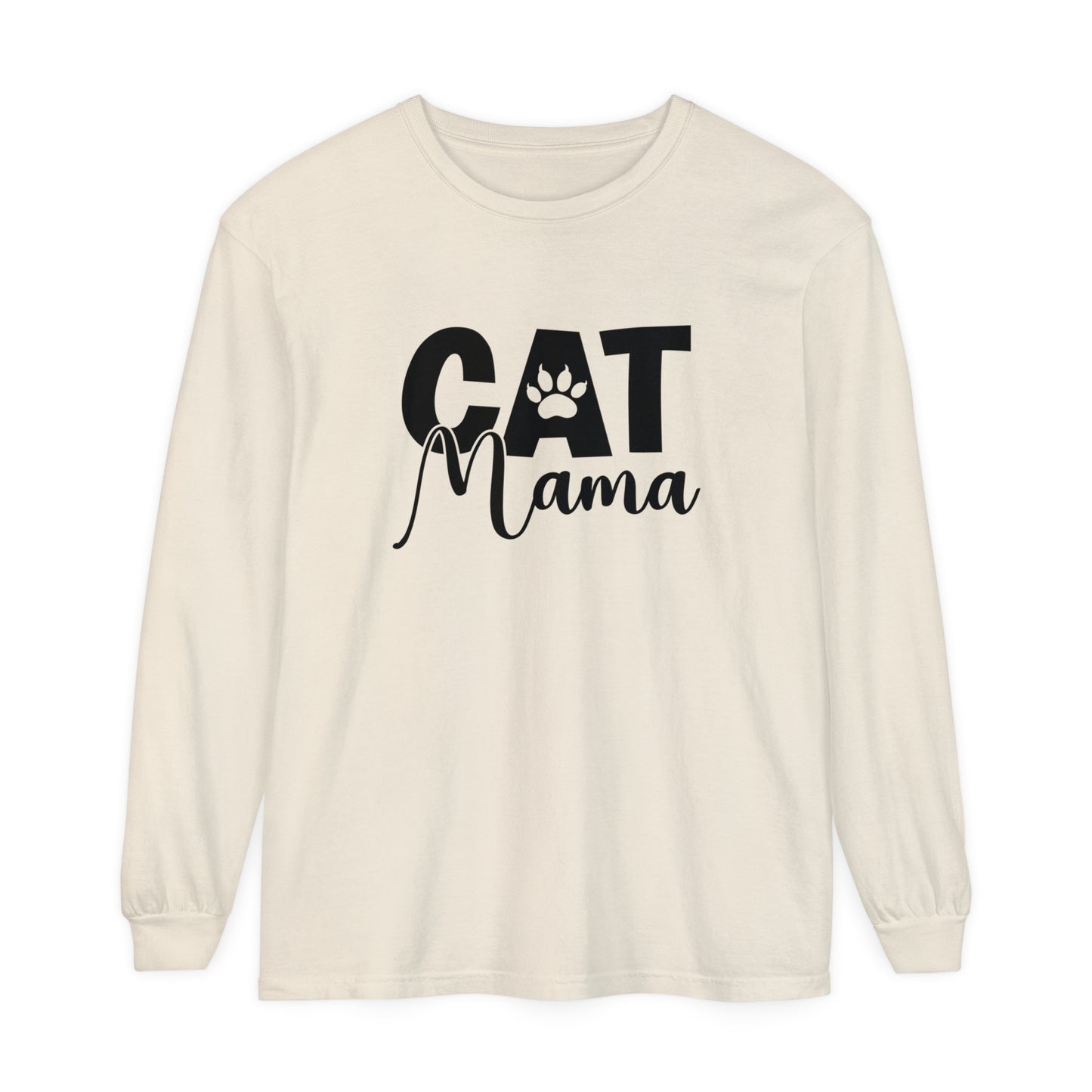 Cat Mama Women's Loose Long Sleeve T-Shirt