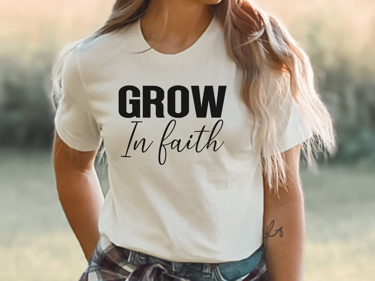 Grow in Faith Women's Short Sleeve Tee