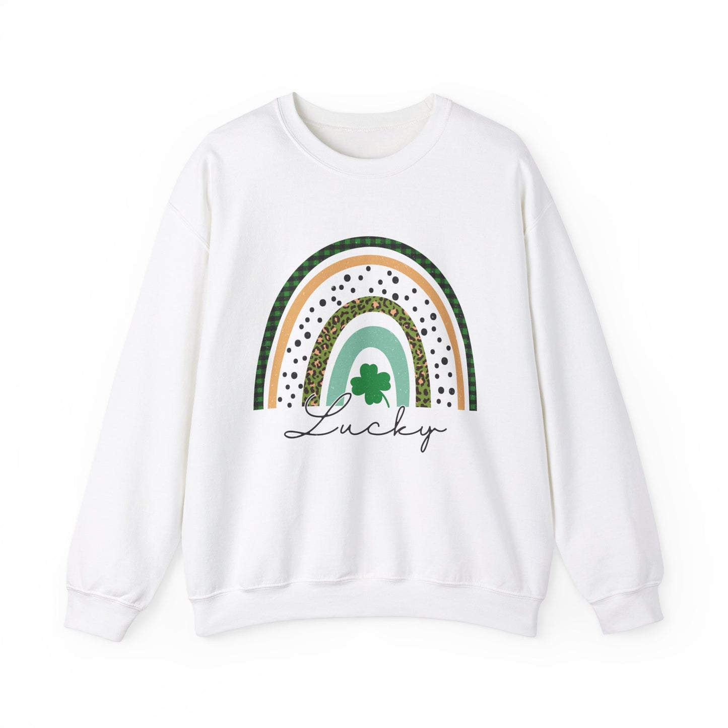 Lucky St. Patrick's Day Rainbow Women's Sweatshirt