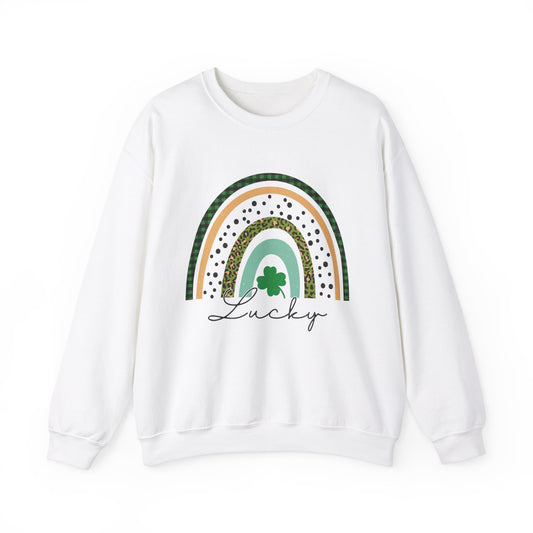 Lucky St. Patrick's Day Rainbow Women's Sweatshirt