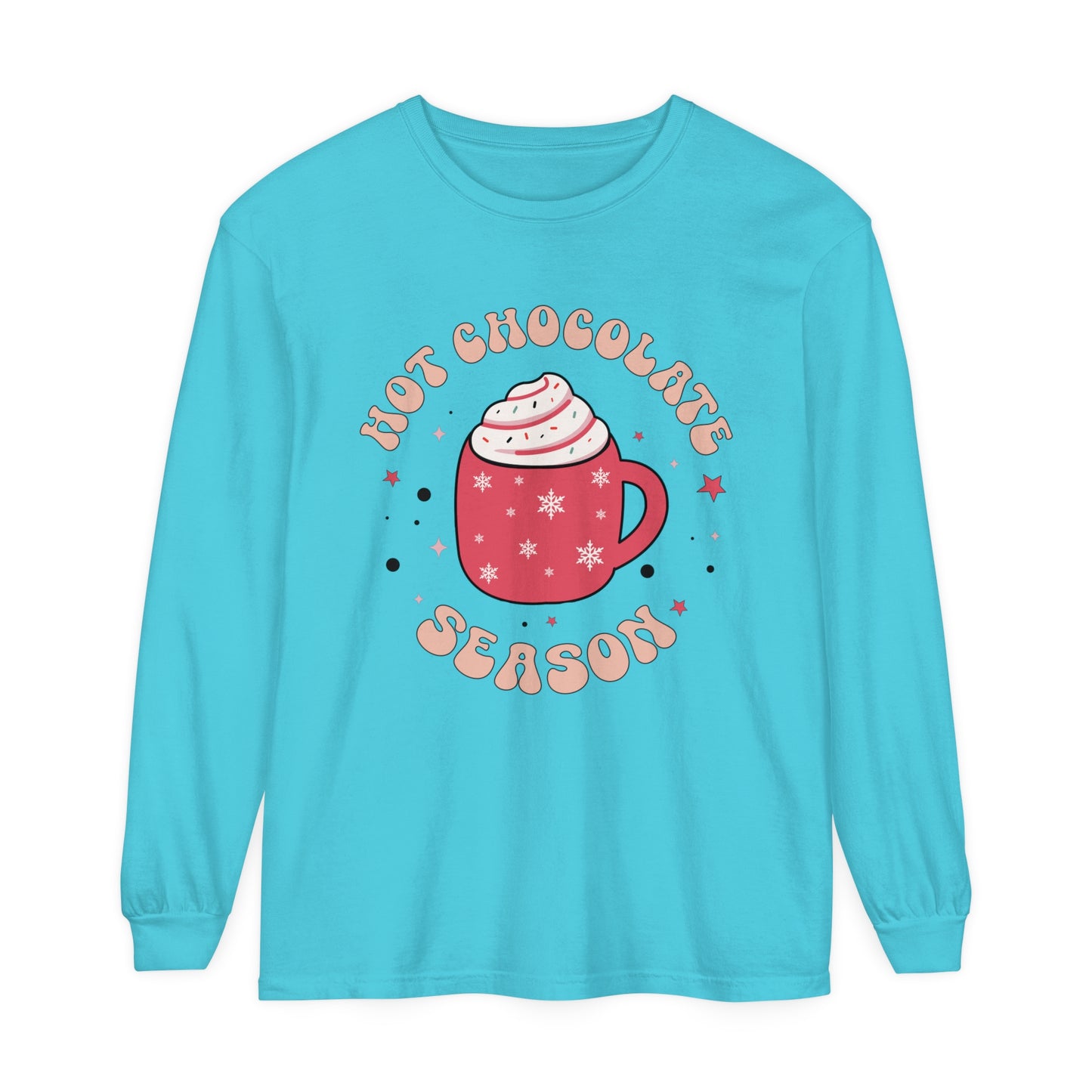 Hot Chocolate Season Women's Loose Long Sleeve T-Shirt