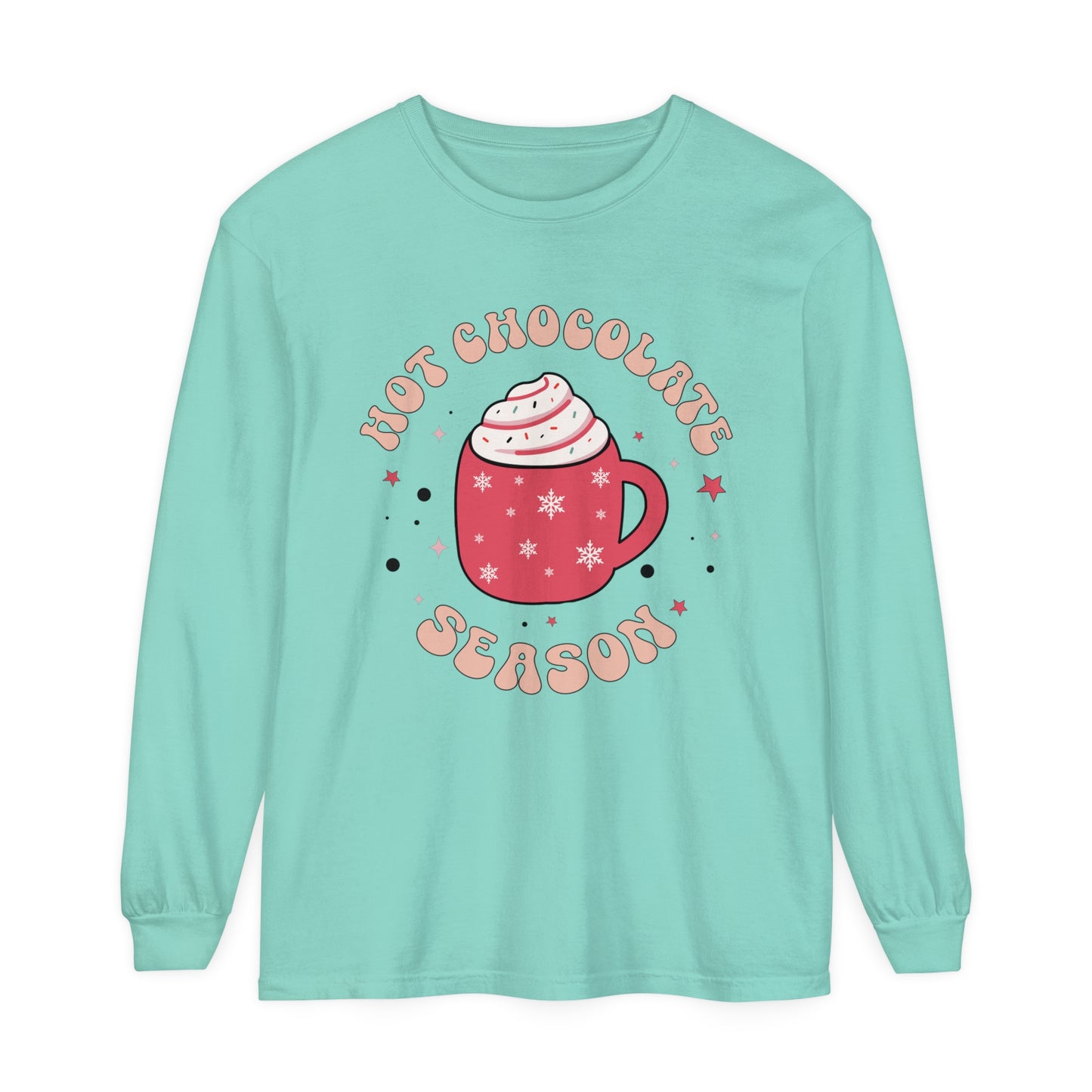 Hot Chocolate Season Women's Loose Long Sleeve T-Shirt