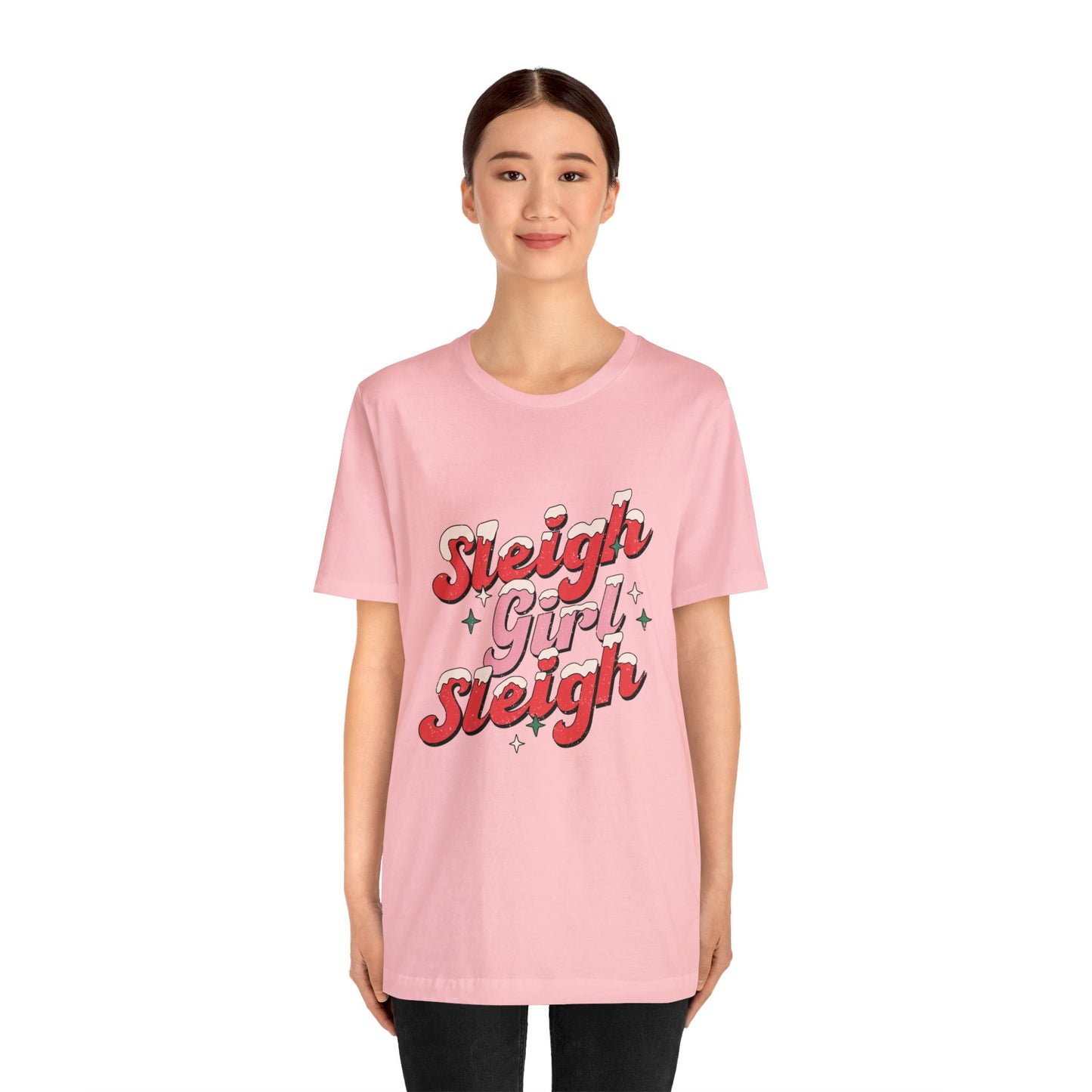 Sleigh Girl Sleigh Women's Short Sleeve Christmas T Shirt