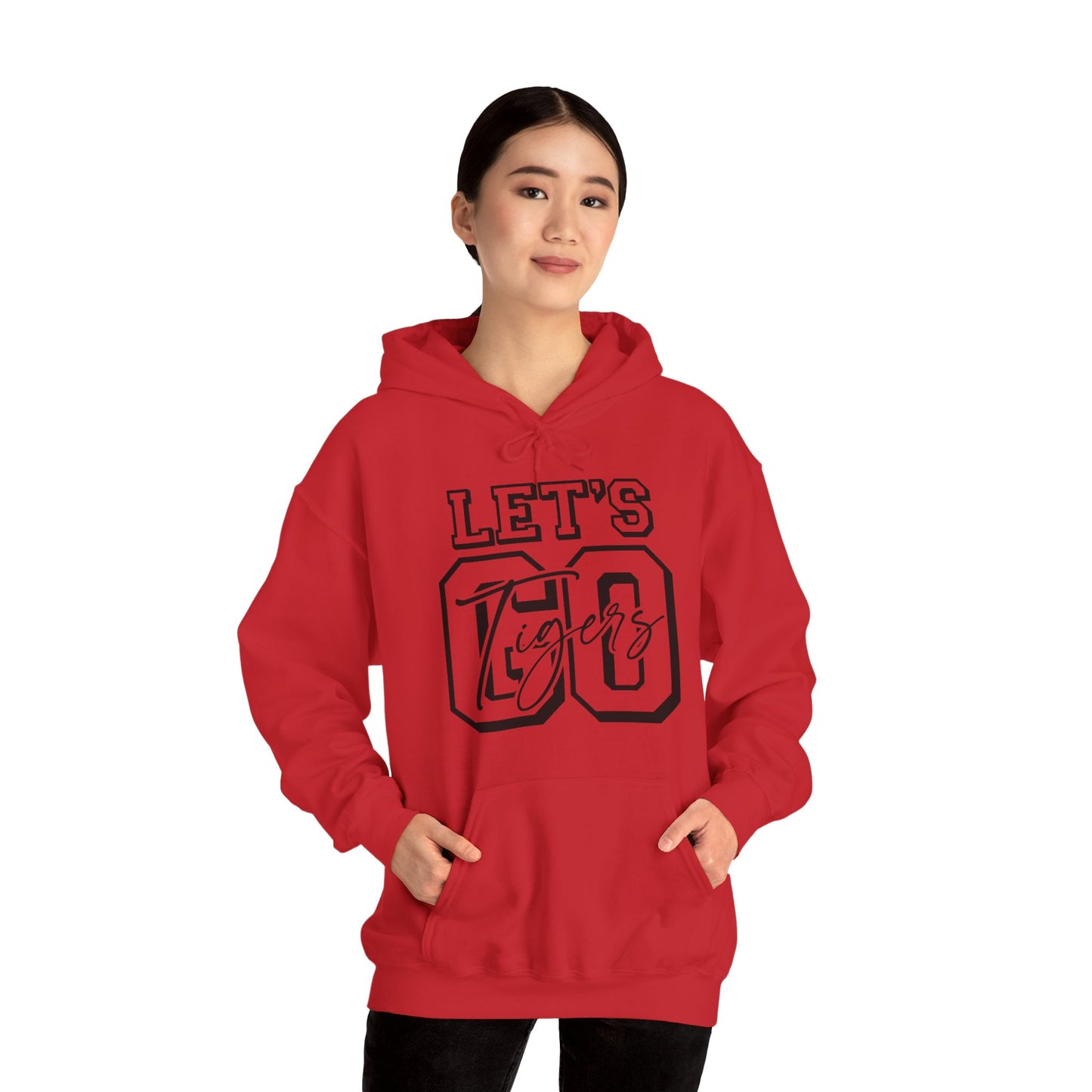 Let's Go Tigers Adult Unisex Heavy Blend™ Hooded Sweatshirt