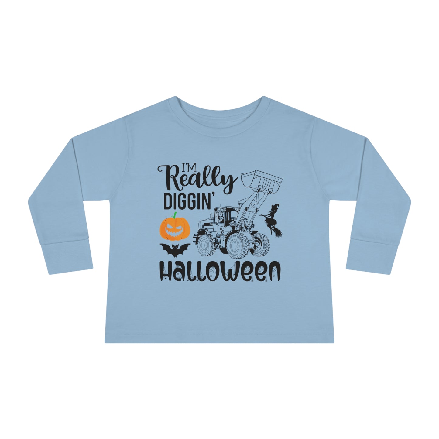 I'm really diggin' Halloween Toddler Long Sleeve Tee