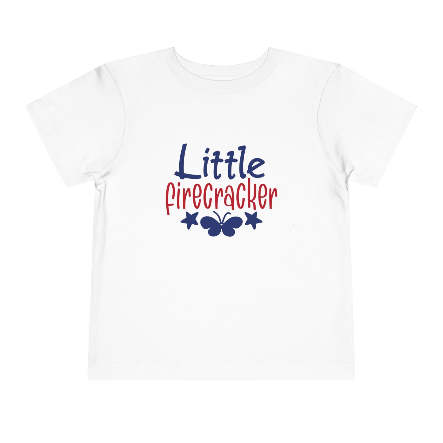 Little Firecracker 4th of July Short Sleeve Tee