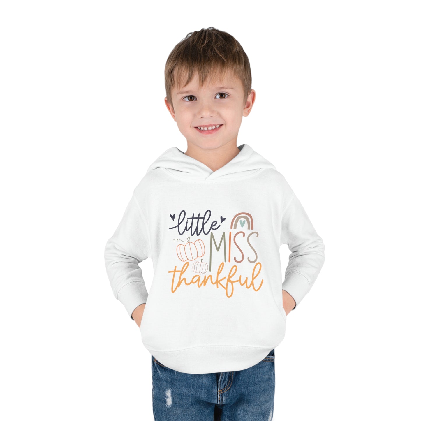 Style 4 Little Miss Thankful Toddler Pullover Fleece Hoodie