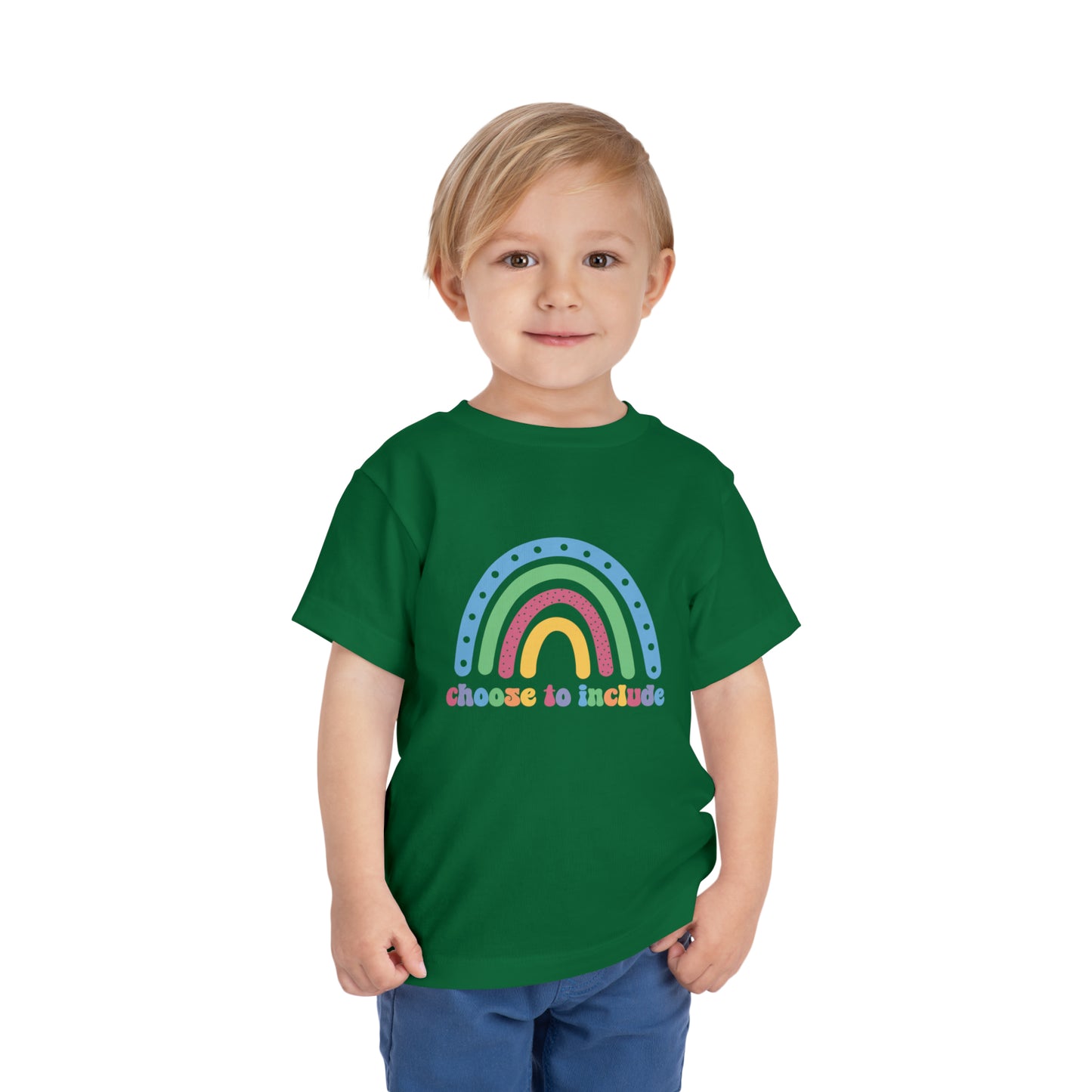 Choose to Include Autism Awareness Advocate Toddler Short Sleeve Tee