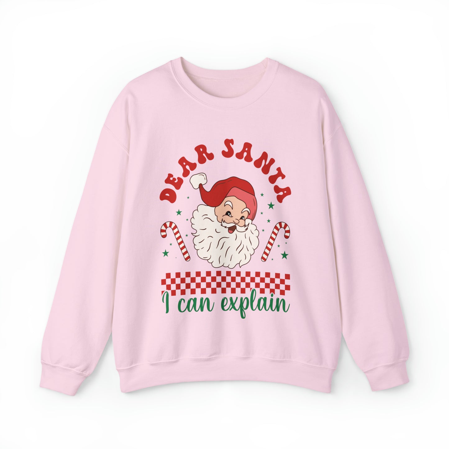 Dear Santa I can explain Women's funny Christmas Crewneck Sweatshirt