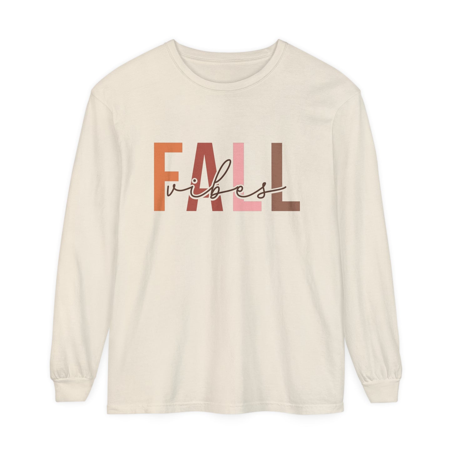 Fall Vibes Loose Long Sleeve T-Shirt