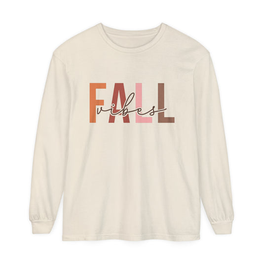 Fall Vibes Loose Long Sleeve T-Shirt