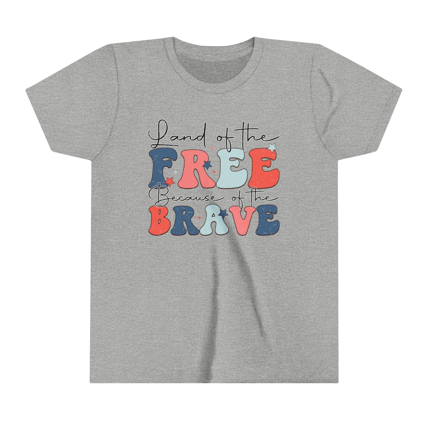 Land of the Free 4th of July USA Youth Shirt