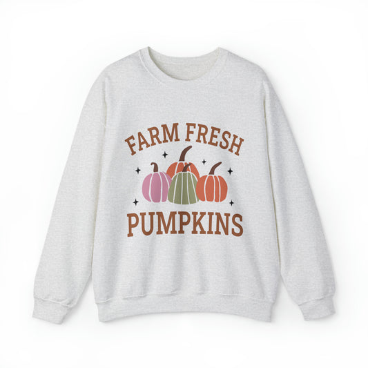 Farm Fresh Pumpkins Crewneck Sweatshirt