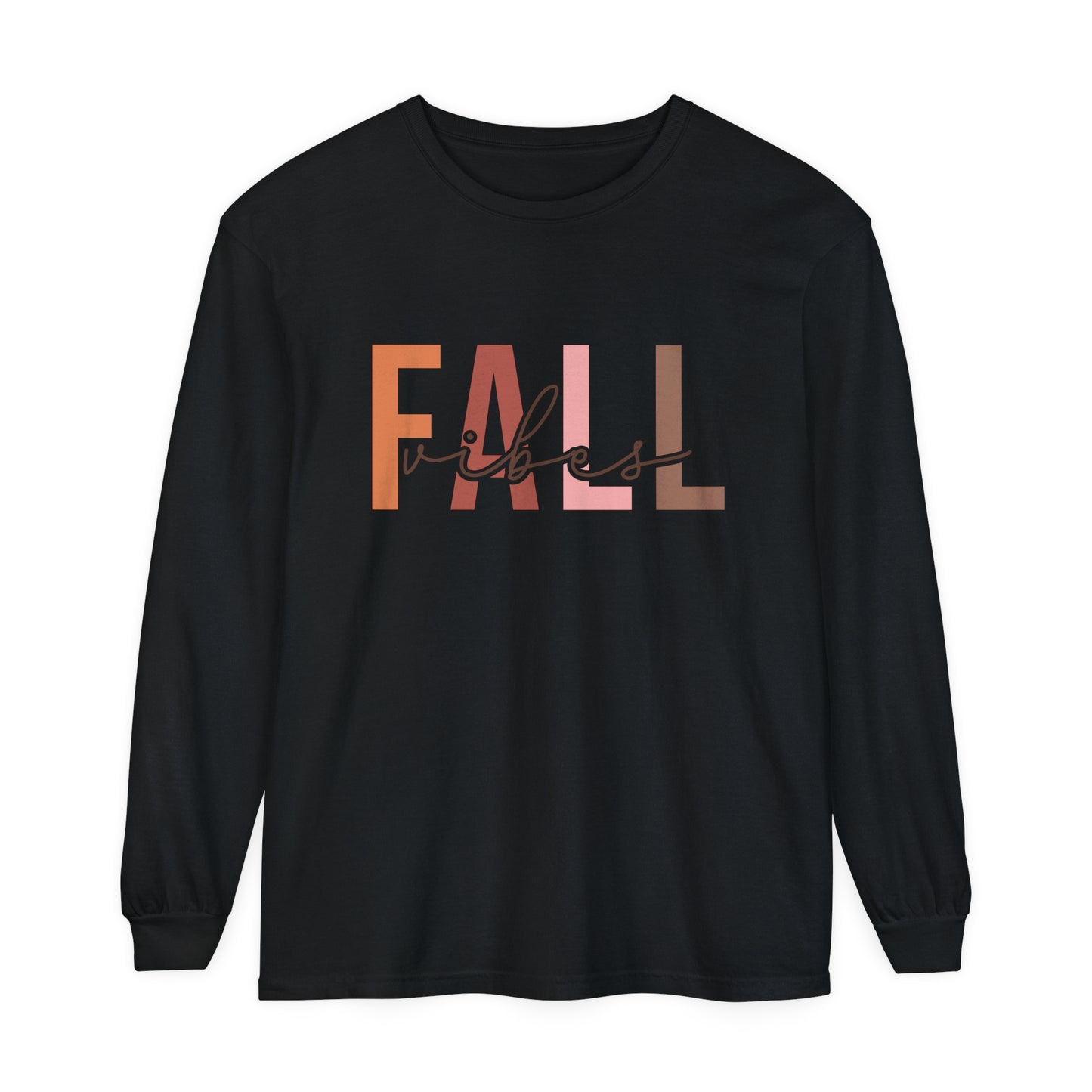 Fall Vibes Loose Long Sleeve T-Shirt