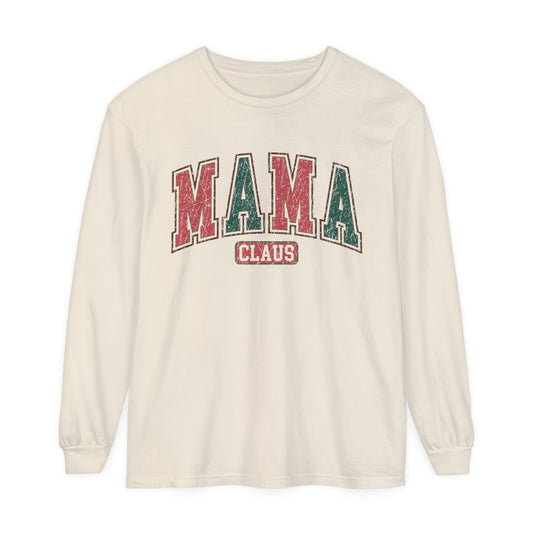 MAMA Claus Women's Loose Long Sleeve T-Shirt