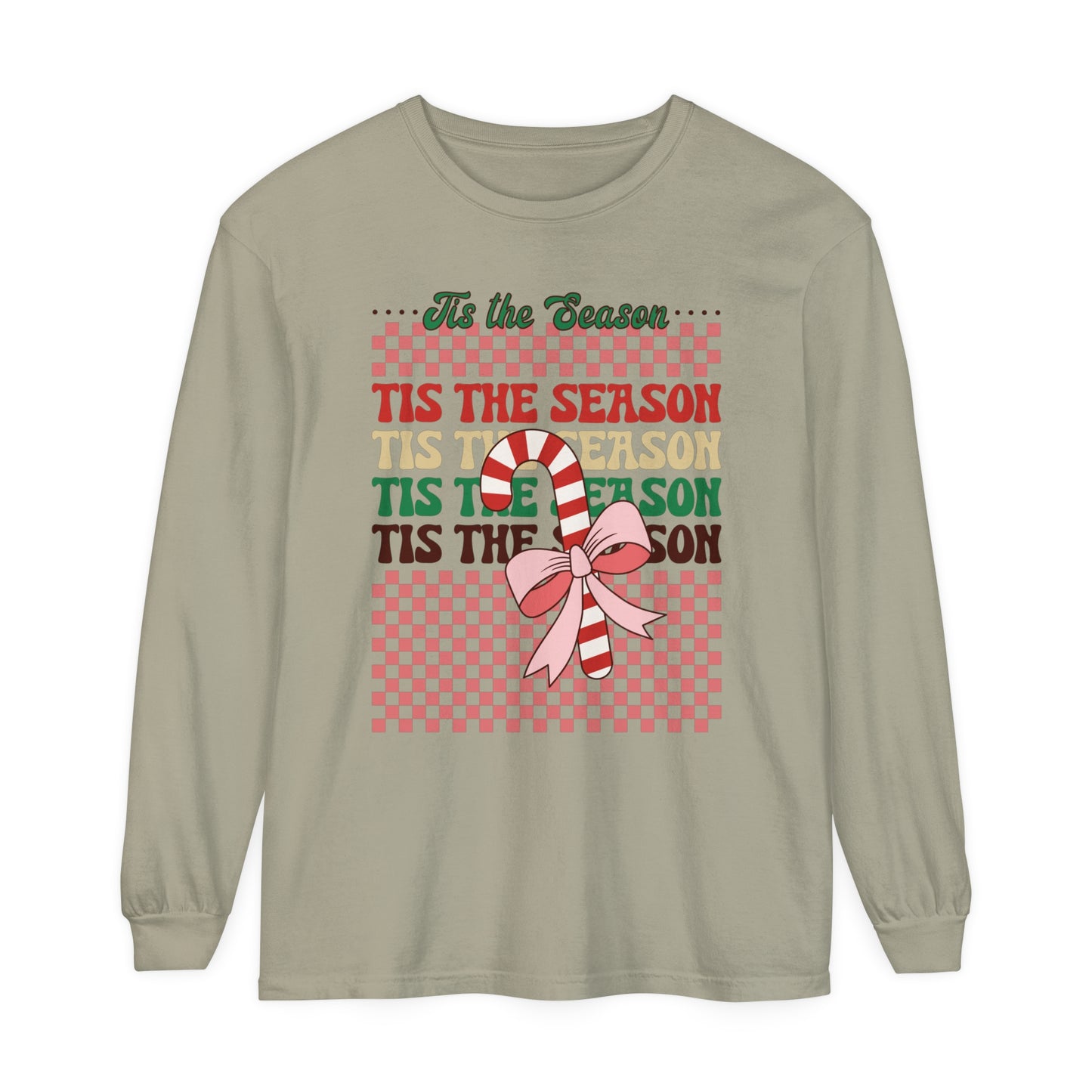 Tis the Season Women's Christmas Loose Long Sleeve T-Shirt