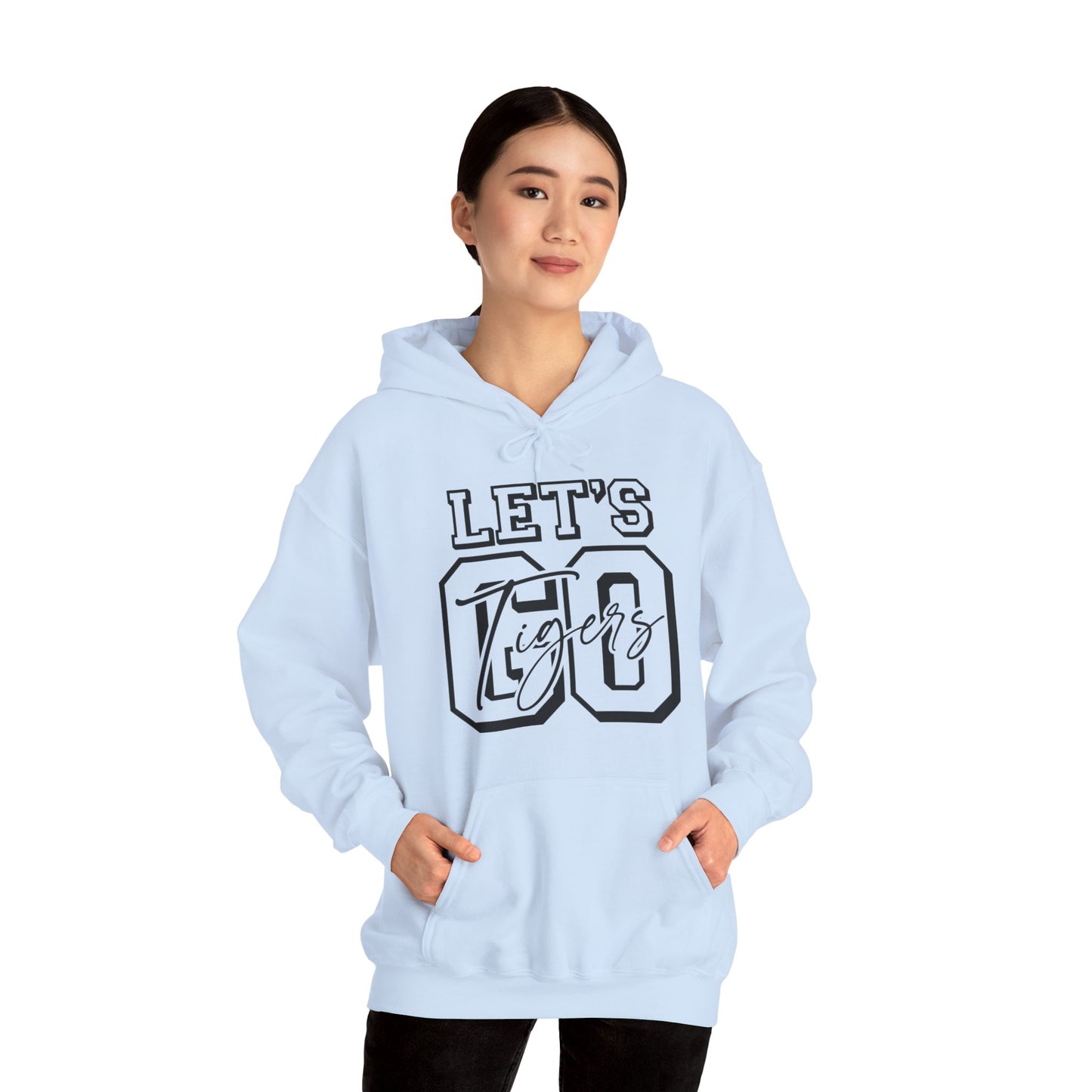 Let's Go Tigers Adult Unisex Heavy Blend™ Hooded Sweatshirt