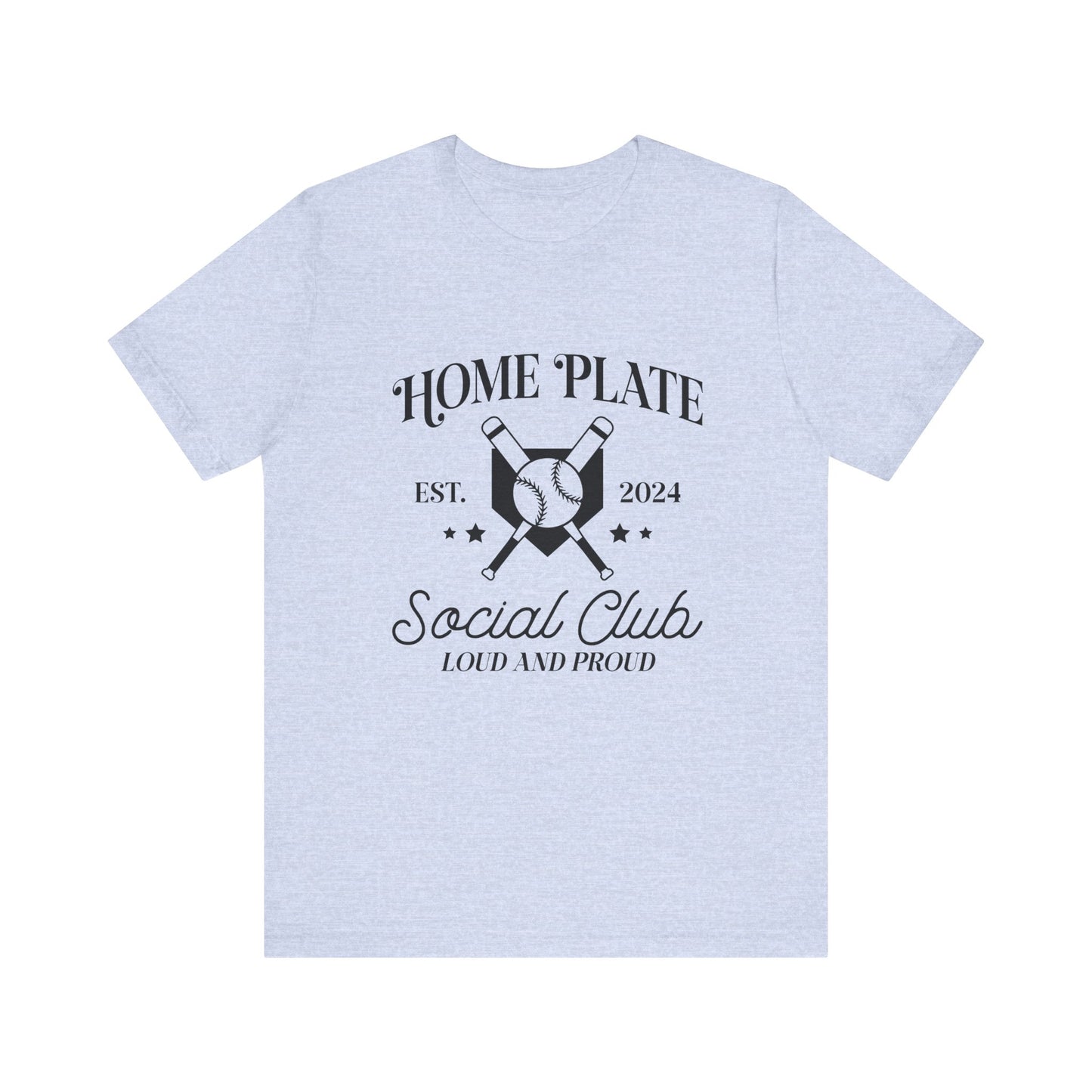 Home Plate Social Club Women's Tshirt  Short Sleeve Tee