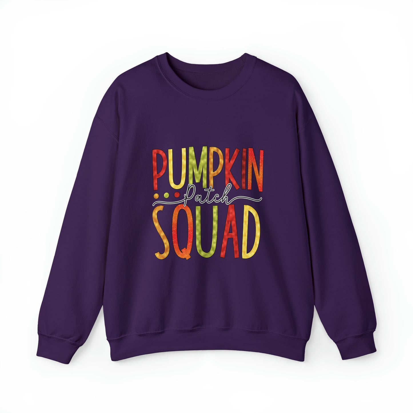 Style 6 Pumpkin Patch Squad  Women's Fall Crewneck Sweatshirt