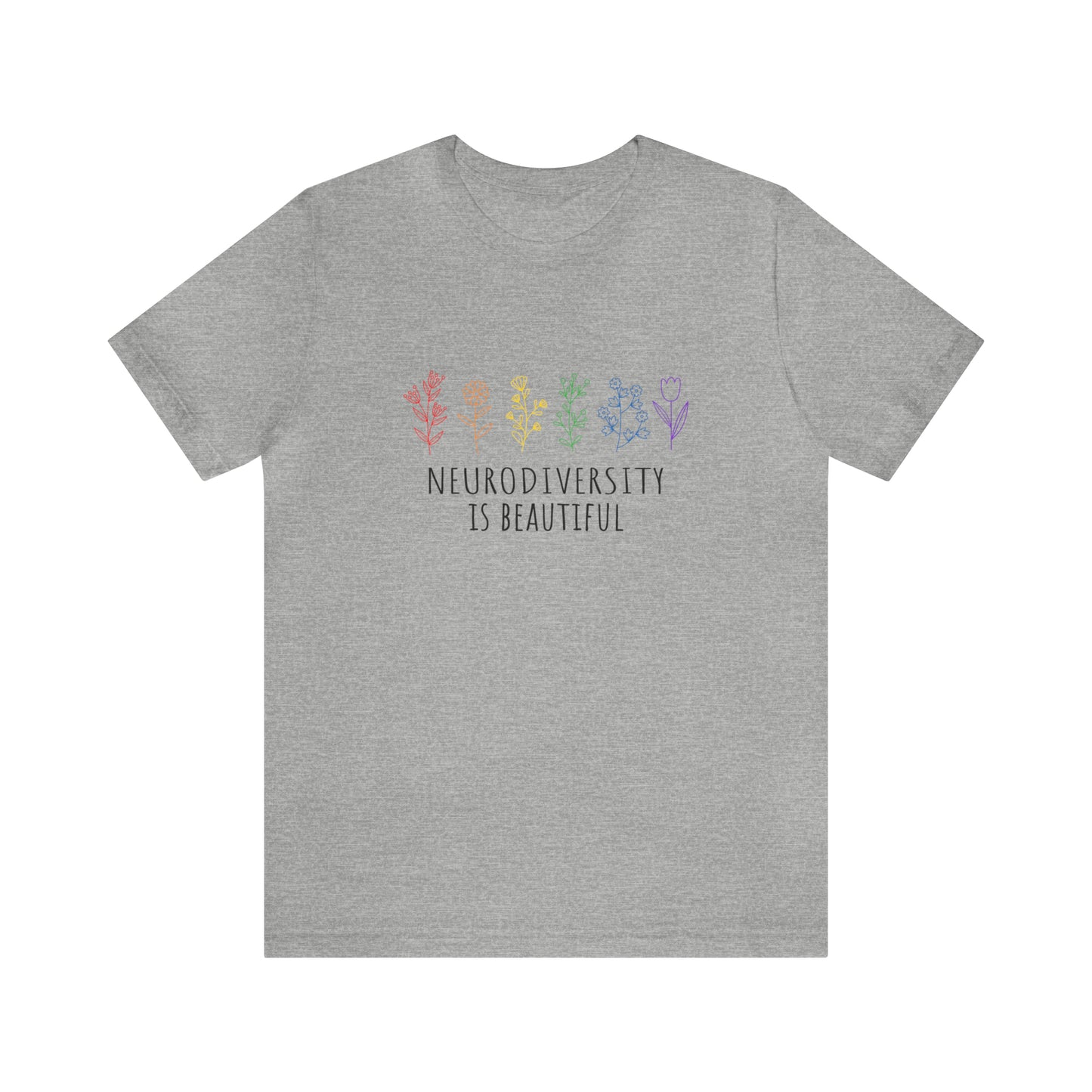 Neurodiversity is beautiful Short Sleeve Women's Tee