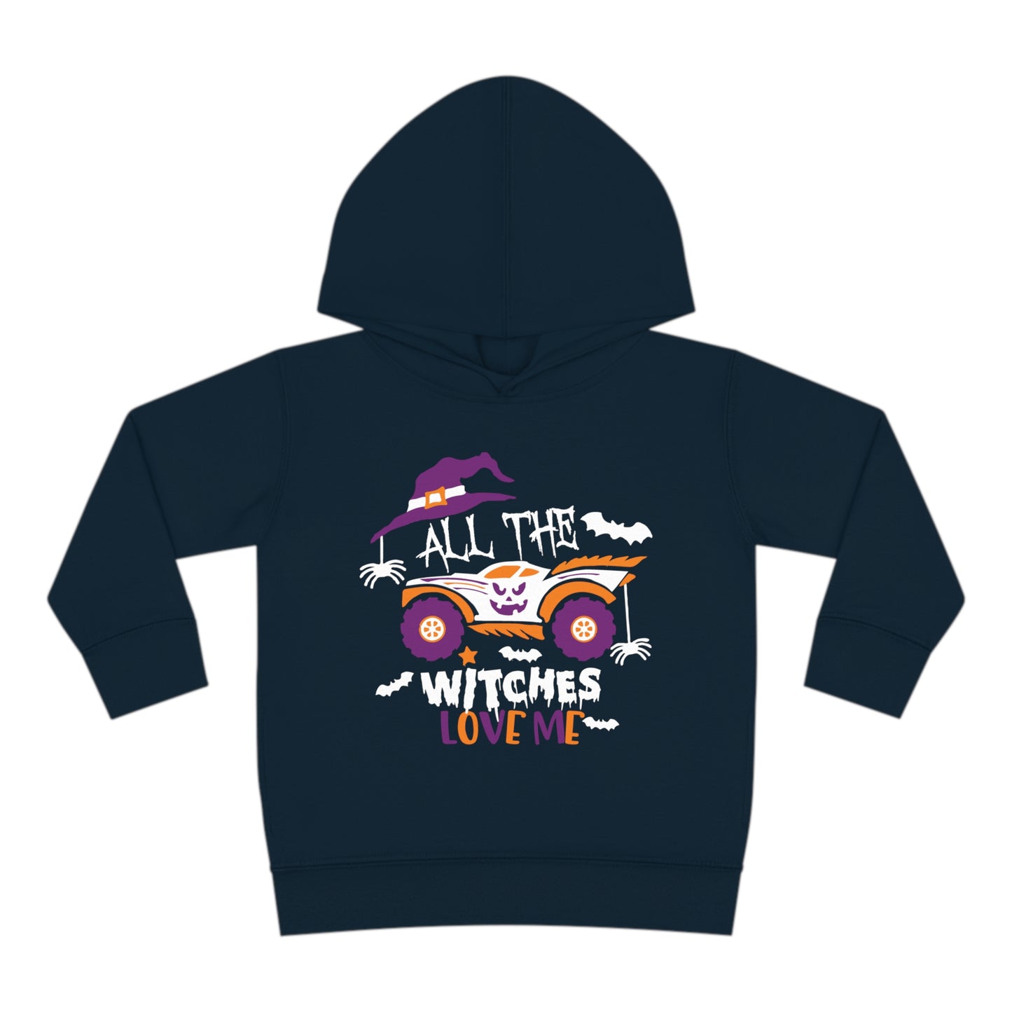 All the witches love me boy Halloween Toddler Pullover Fleece Hoodie