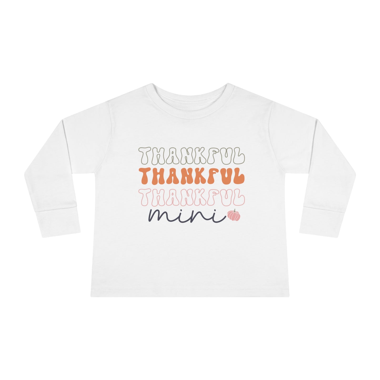 Style 1 Thankful Mini  Long Sleeve Tee