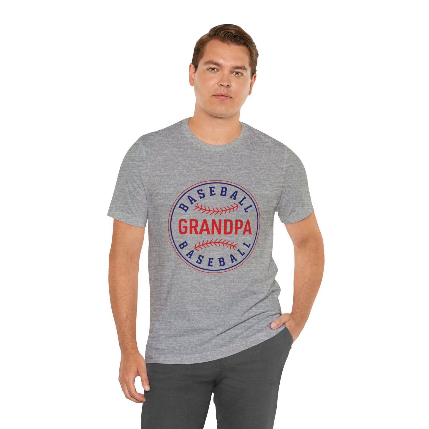 Baseball Grandpa Men's Short Sleeve Shirt