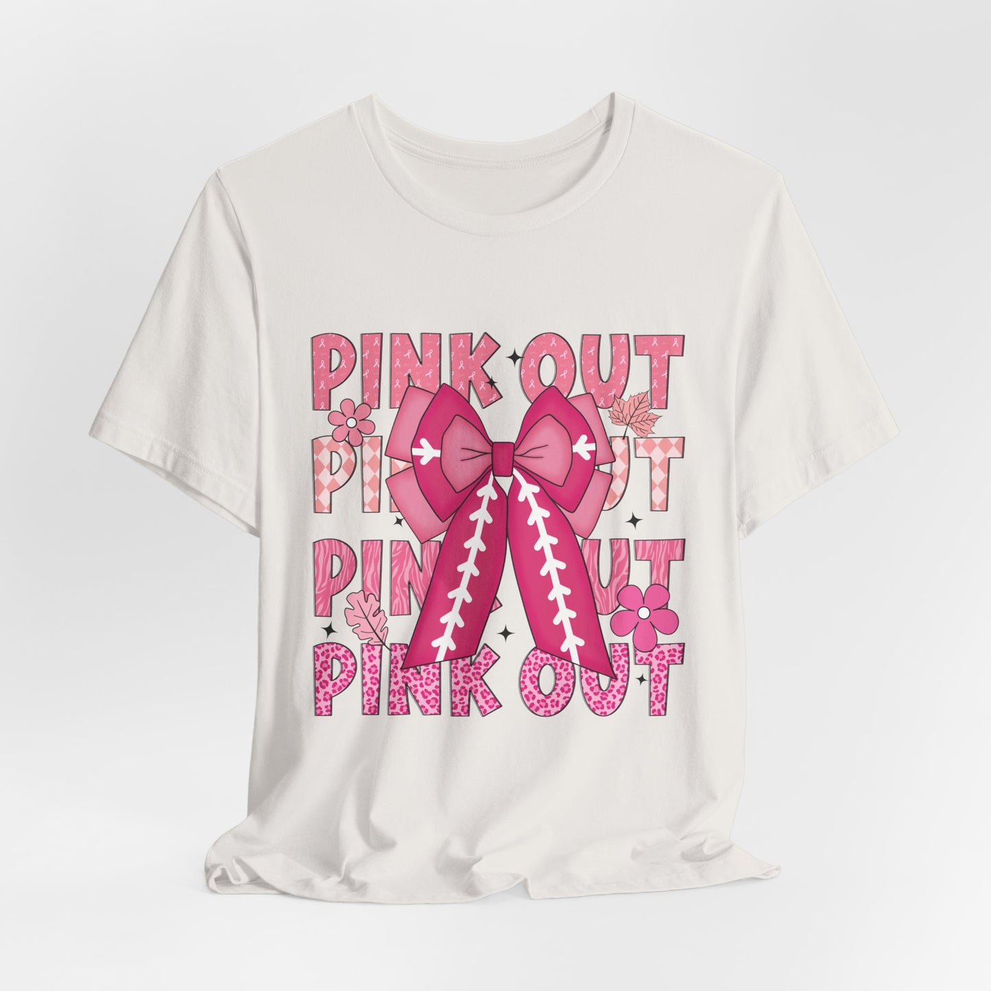 Pink Out Women's Breast Cancer Awareness Short Sleeve Tee