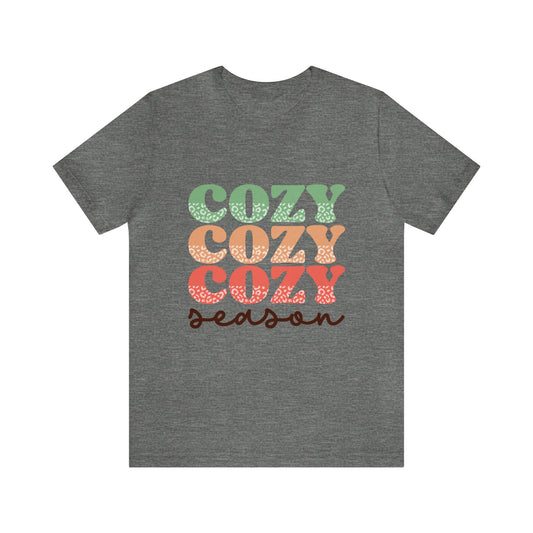 Cozy Season Women's Short Sleeve Christmas T Shirt