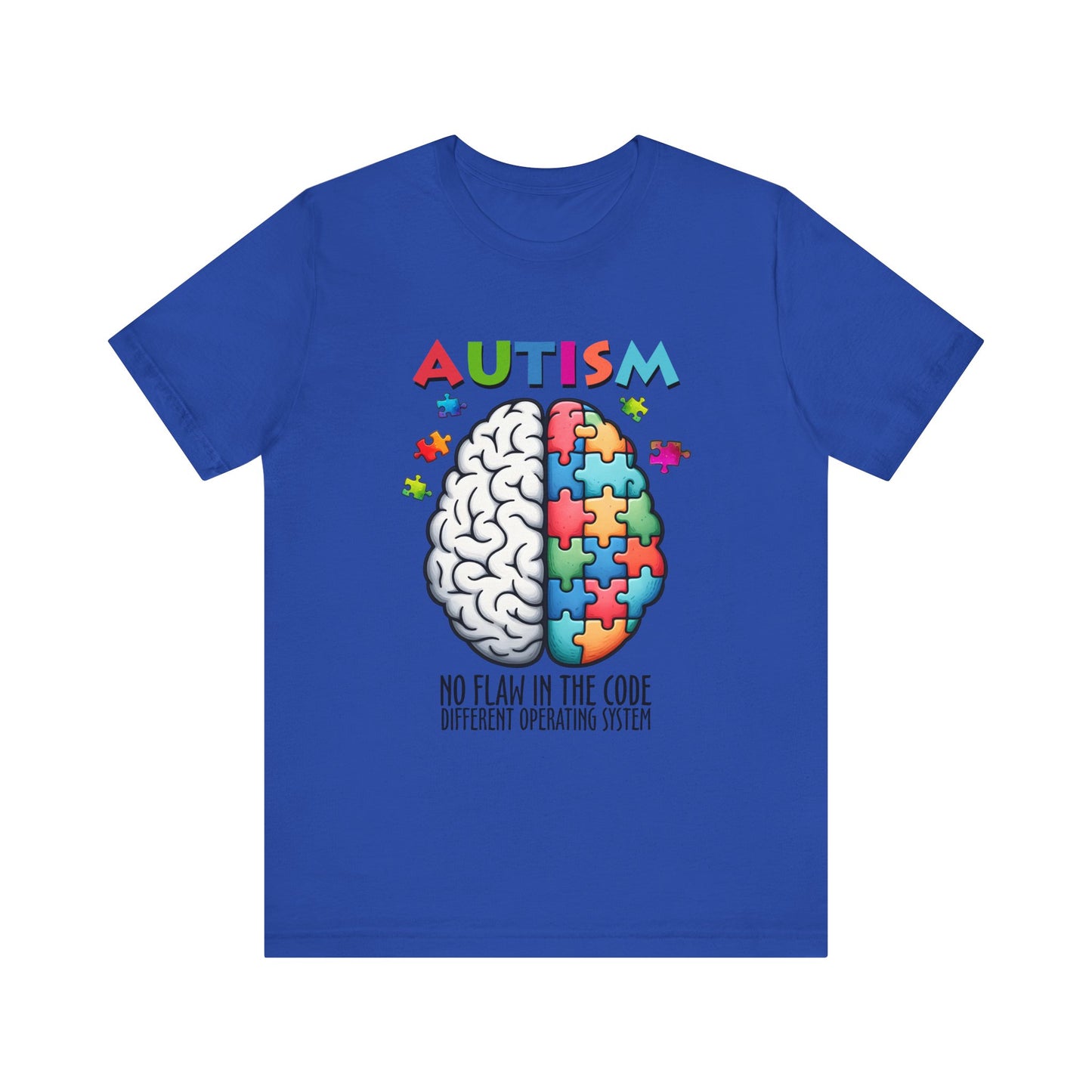 Autism No Flaw in the Code Short Sleeve Tee