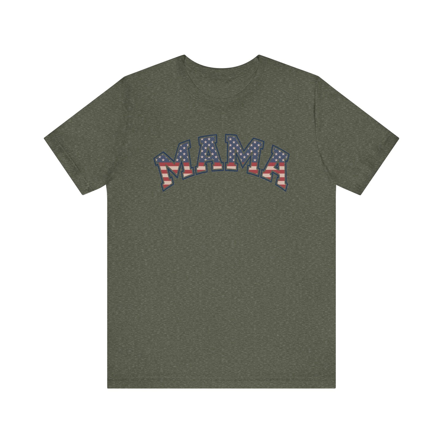 MAMA American Flag Women's Tshirt