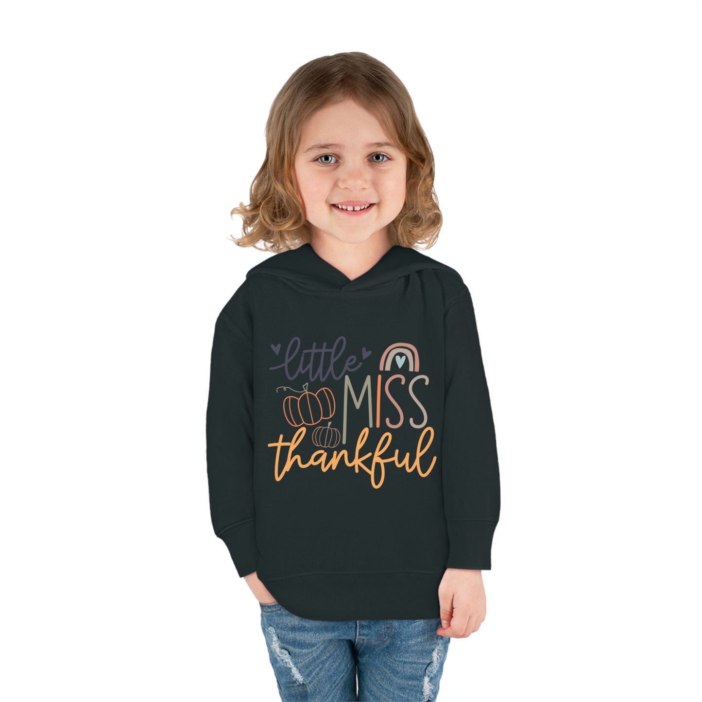 Style 4 Little Miss Thankful Toddler Pullover Fleece Hoodie