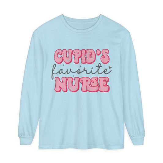 Cupid's Favorite Nurse Women's Loose Long Sleeve T-Shirt