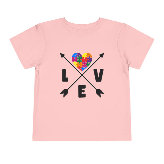 Autism Crossbow Awareness Advocate Toddler Short Sleeve Tee