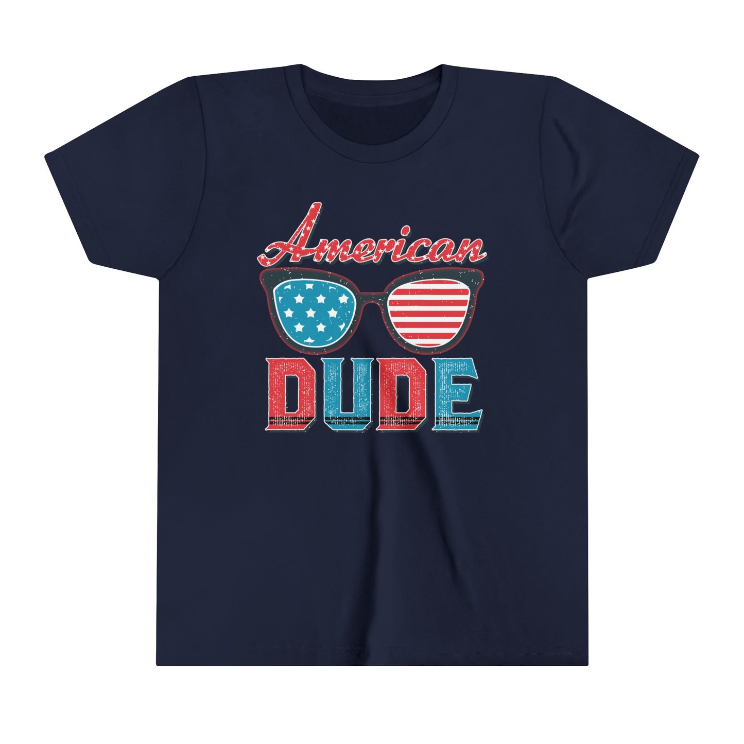 American Dude 4th of July USA Youth Shirt