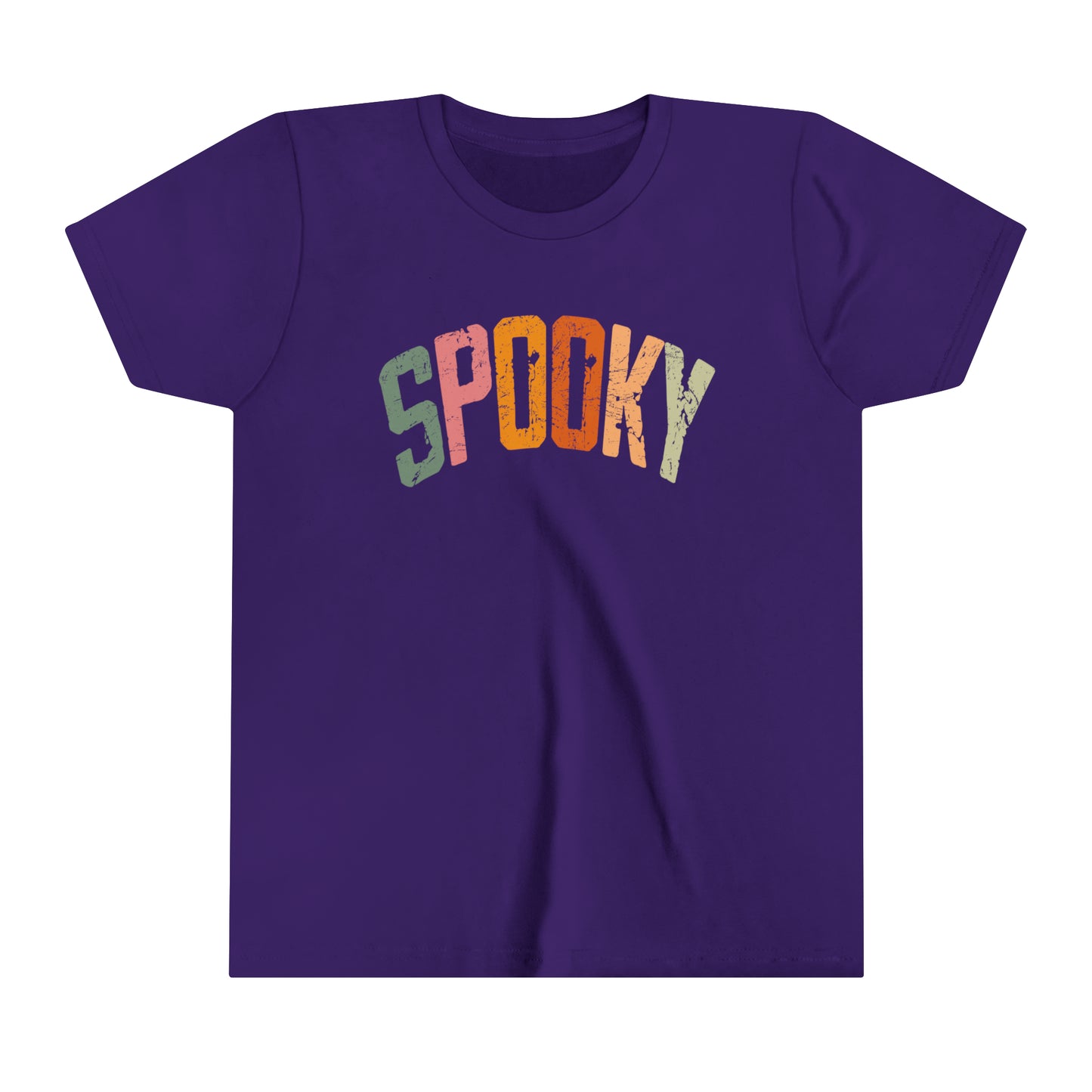 Spooky Halloween Fall Girl's Youth Short Sleeve Tee