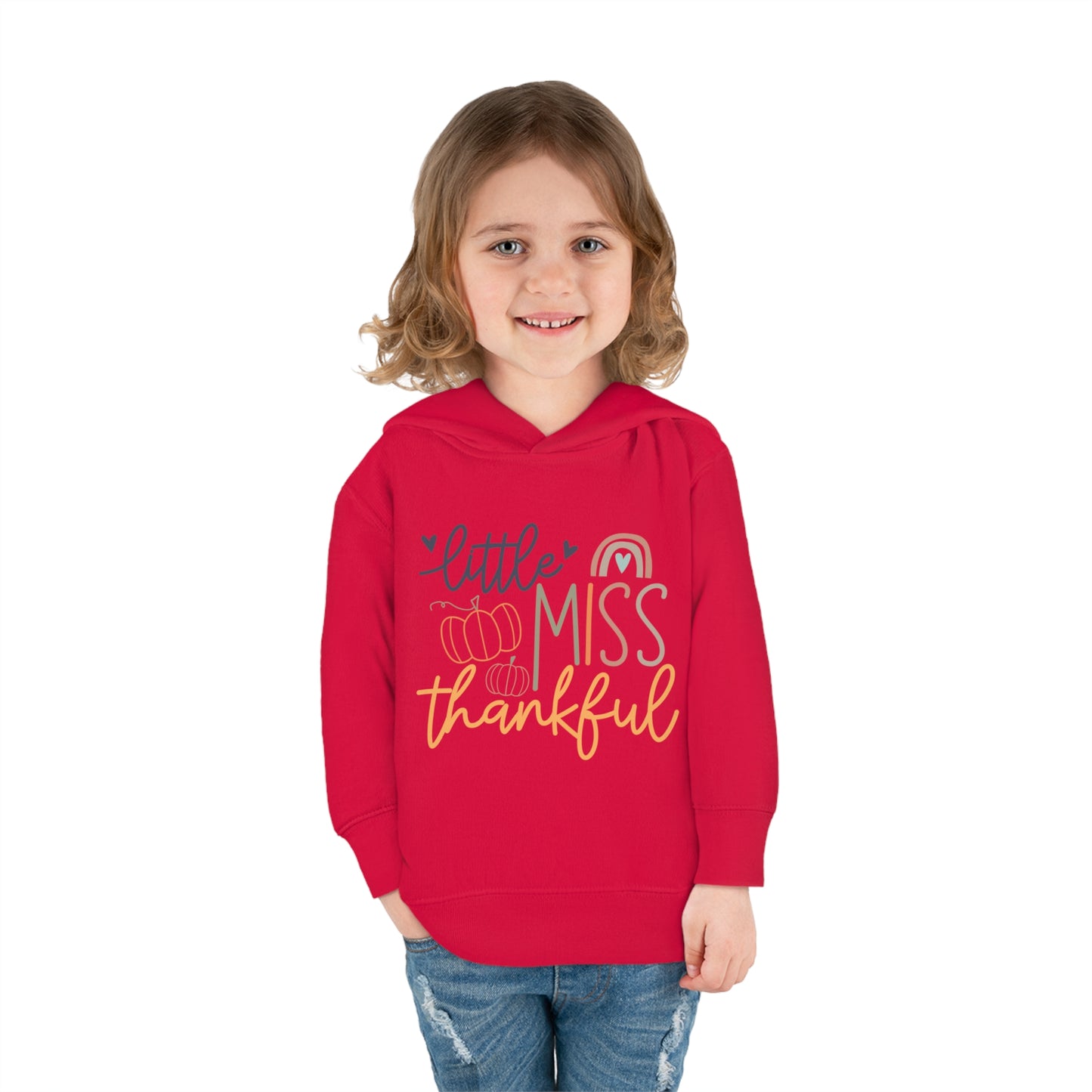Style 4 Little Miss Thankful Toddler Pullover Fleece Hoodie