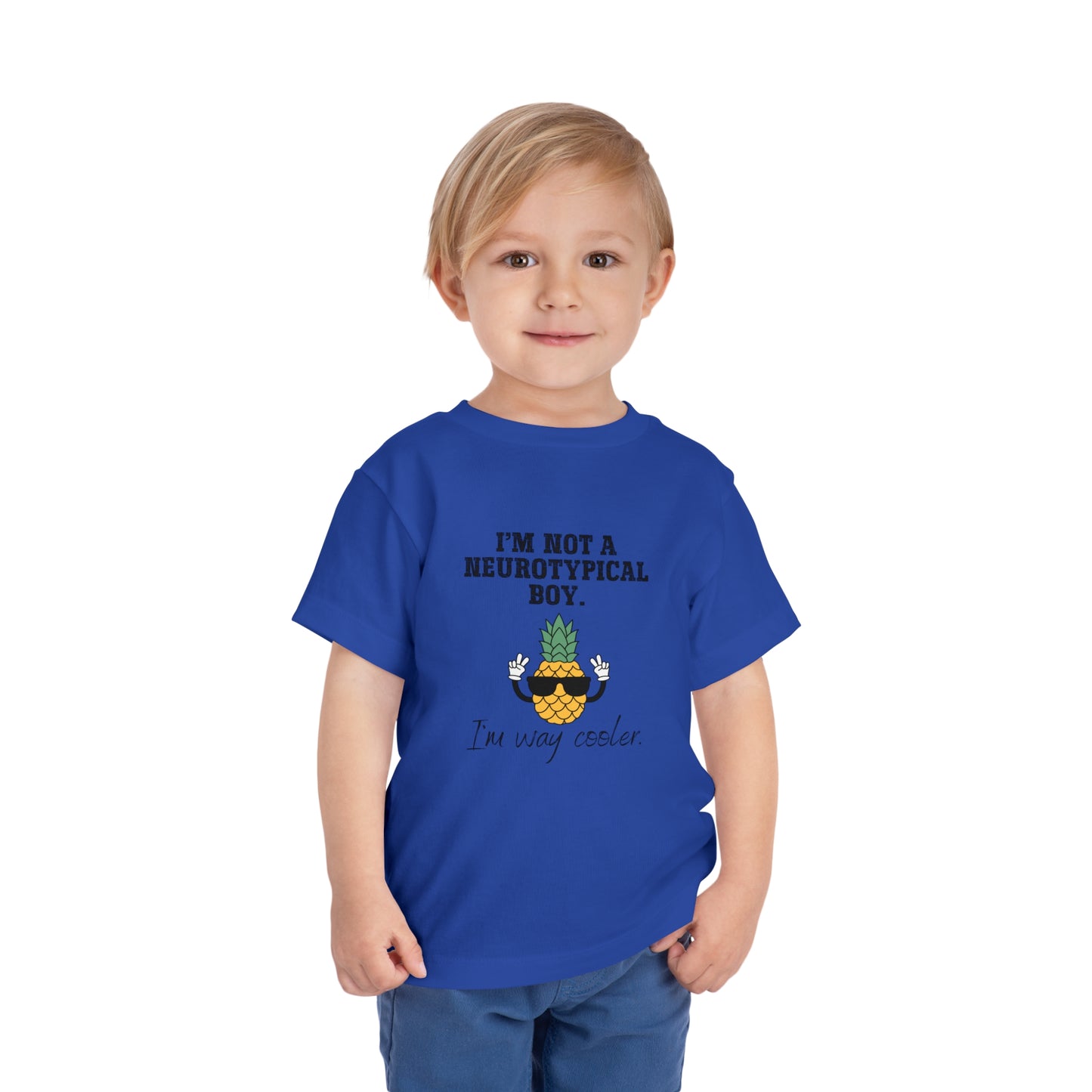 Not a Nuerotypical boy, much cooler Autism Toddler Short Sleeve Tee