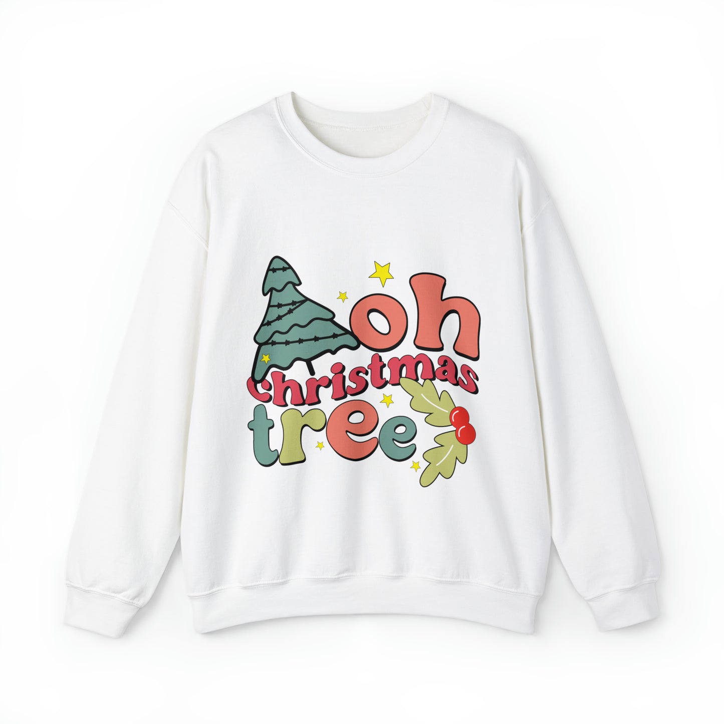 Oh Christmas Tree Women's funny Christmas Crewneck Sweatshirt