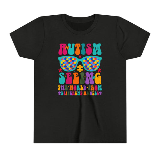 Autism Seeing The World Differently Advocate Youth Shirt