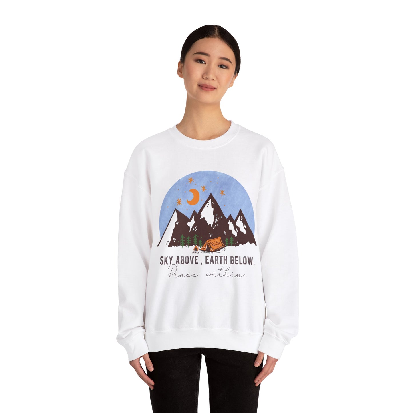 Camping Peace Within Women's Camping Hiking Sweatshirt