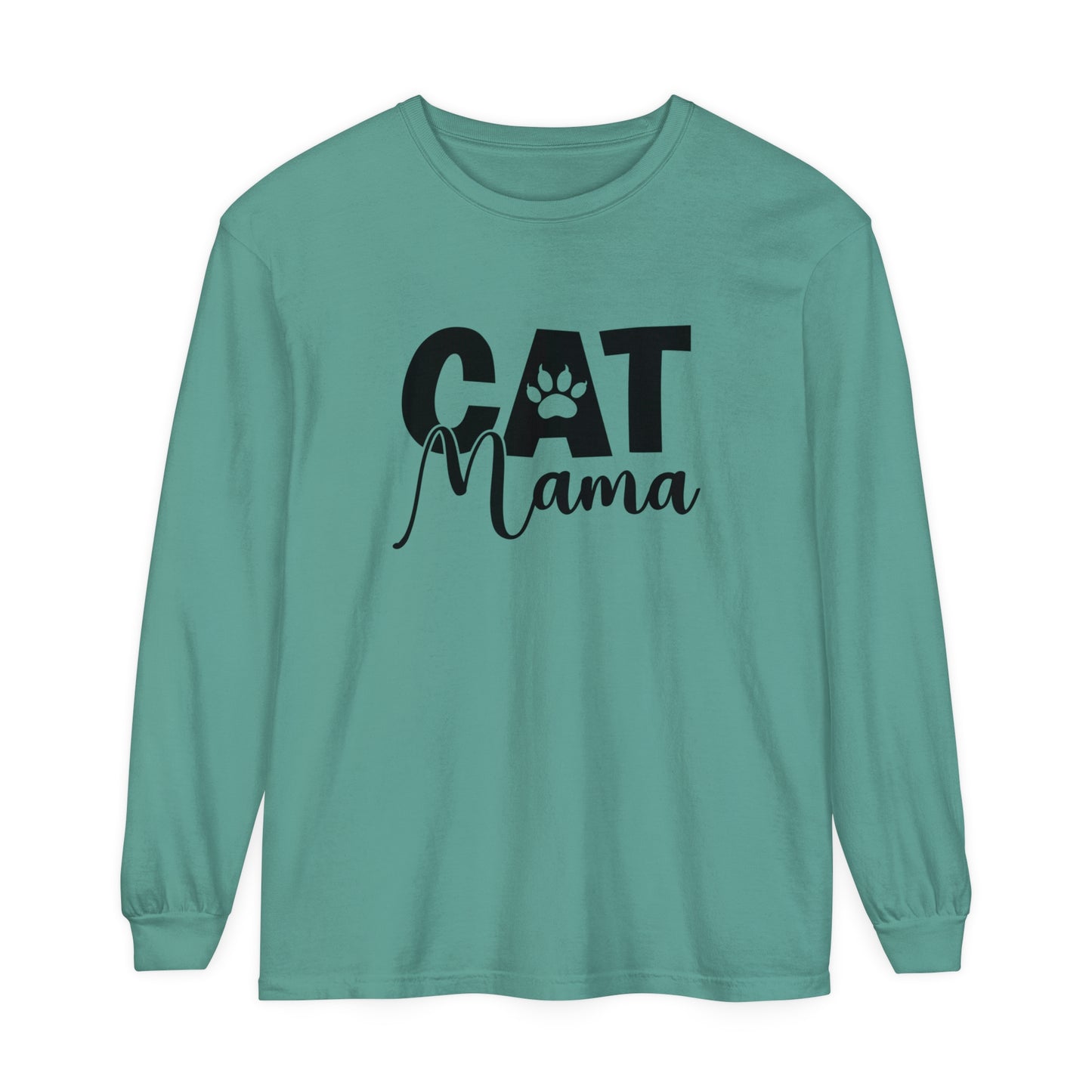 Cat Mama Women's Loose Long Sleeve T-Shirt