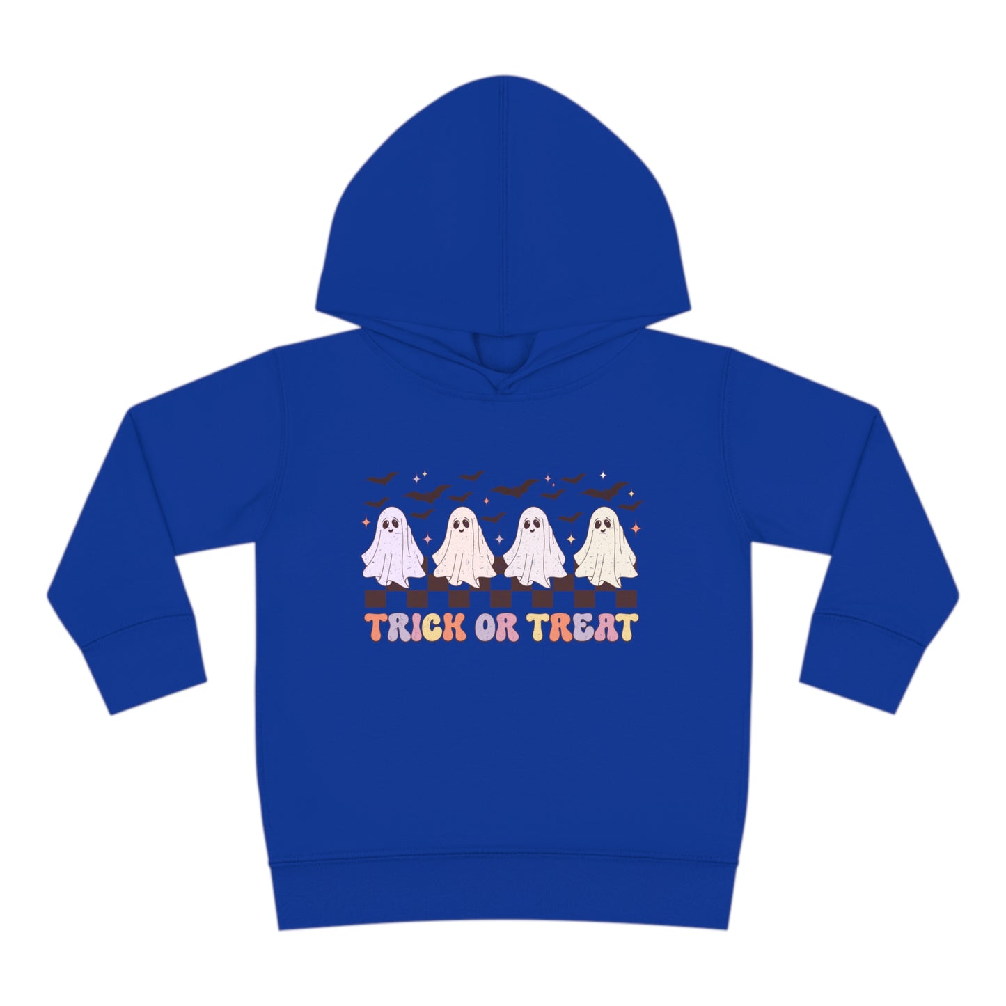 Halloween Trick or Treat Toddler Pullover Fleece Hoodie