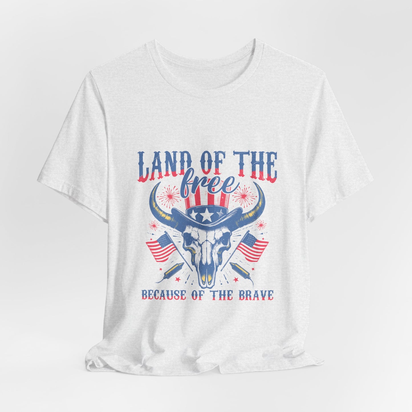 Land of the Free USA Women's Short Sleeve Tee