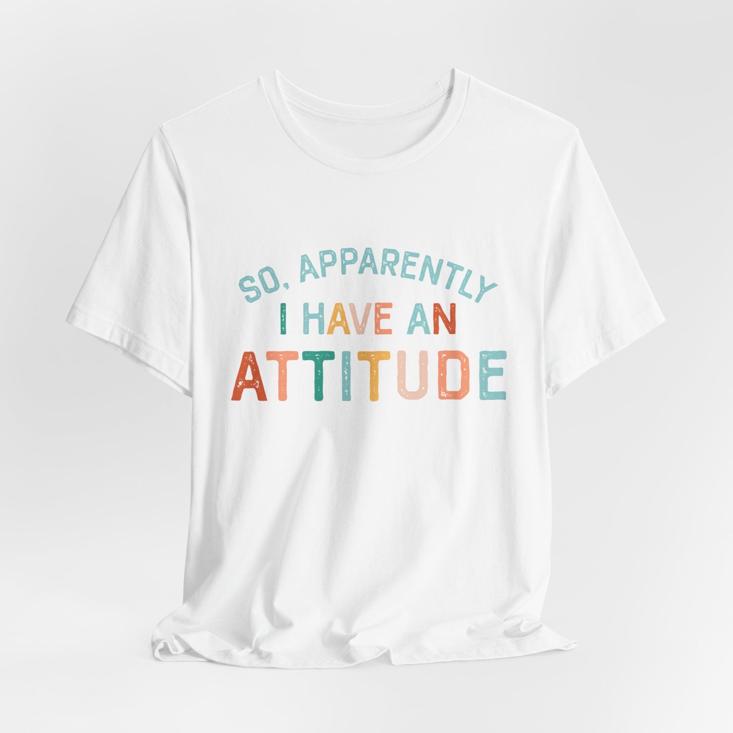 Attitude Women's Funny Short Sleeve Tshirt