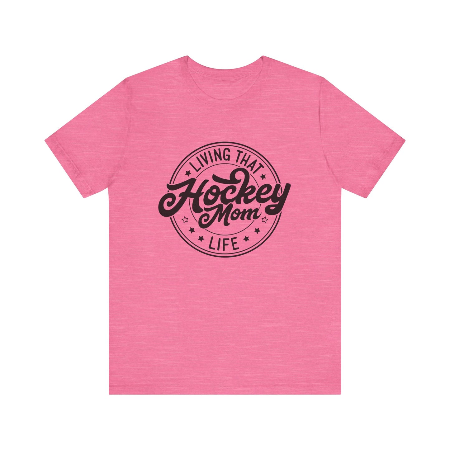 Living That Hockey Mom Life  - Hockey Mom Women's Short Sleeve Tee