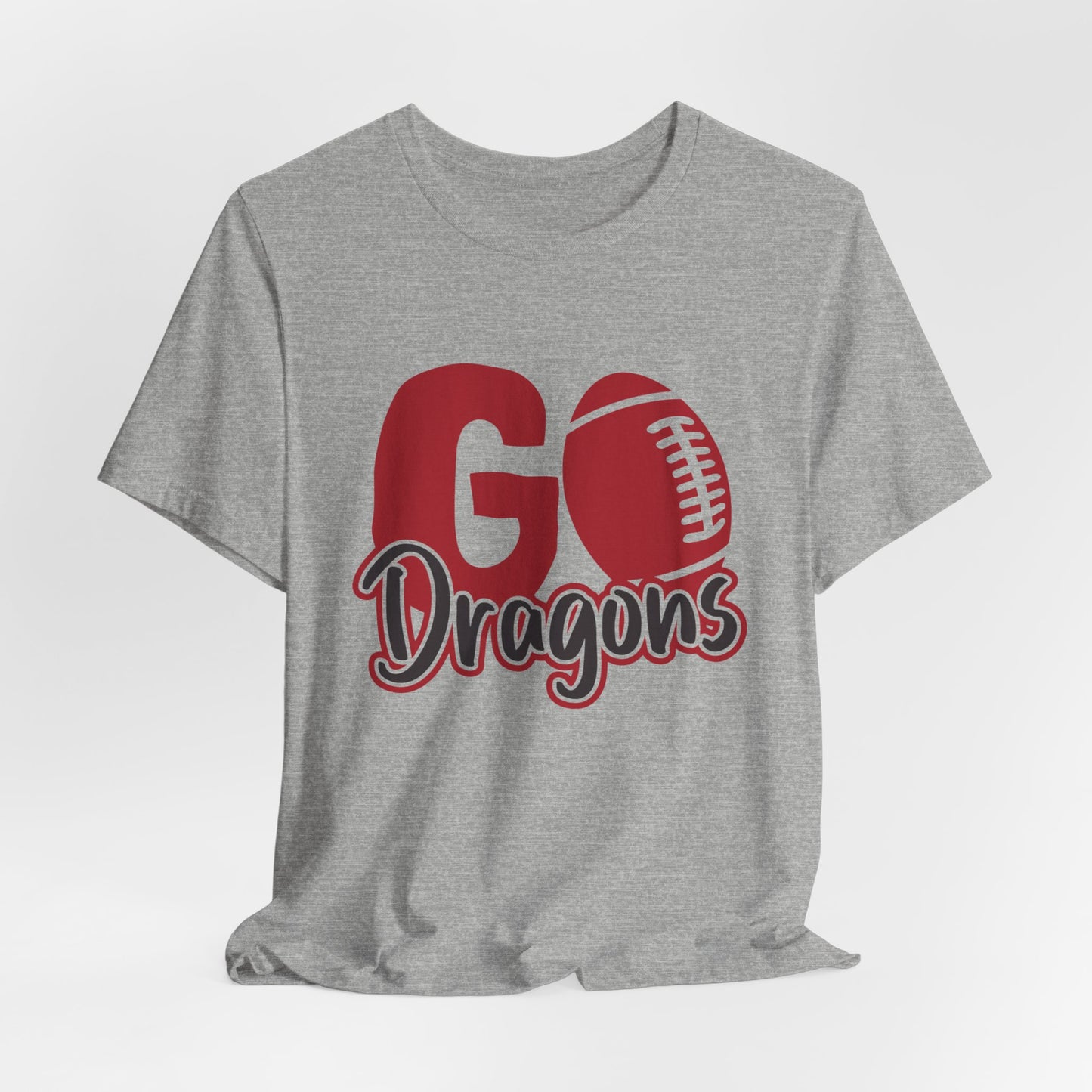 Go Dragons Adult Unisex Short Sleeve Tee