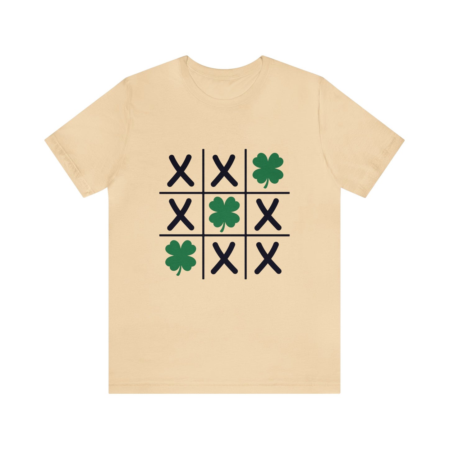 TIC TAC TOE Shamrock St. Patrick's Day Women's Tshirt