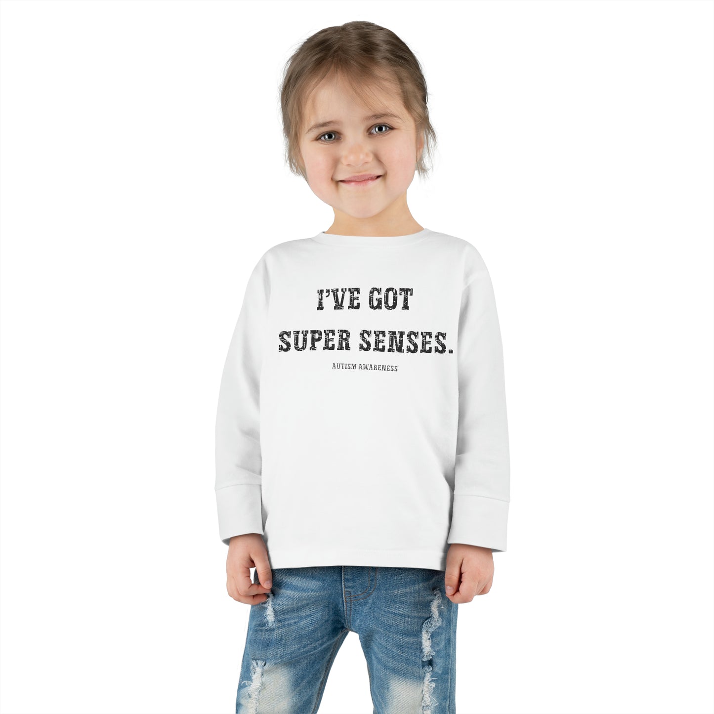 Super Senses Autism Awareness Toddler Long Sleeve Tee