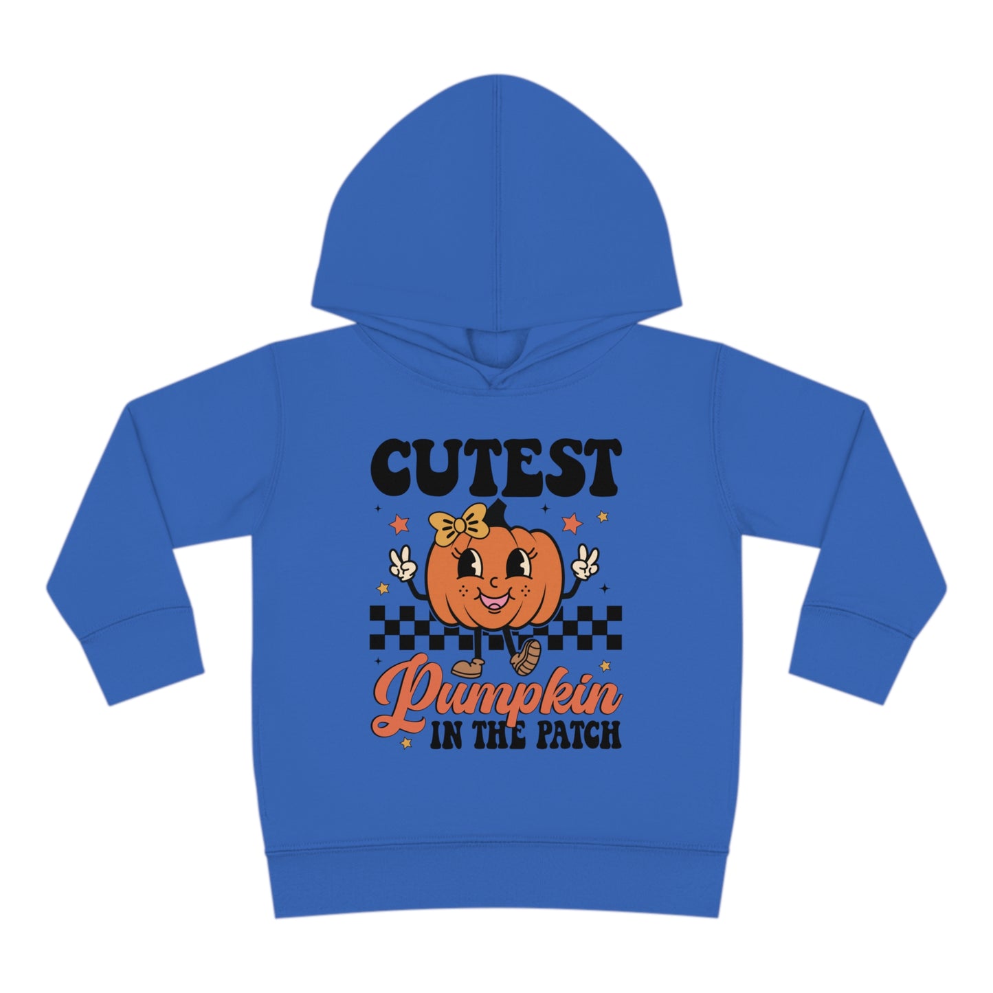 Cutest Pumpkin in the Patch Toddler Pullover Fleece Hoodie